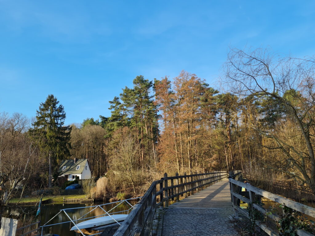 Berliner Dahme Wanderung: Russenbrücke, Alter Spreearm