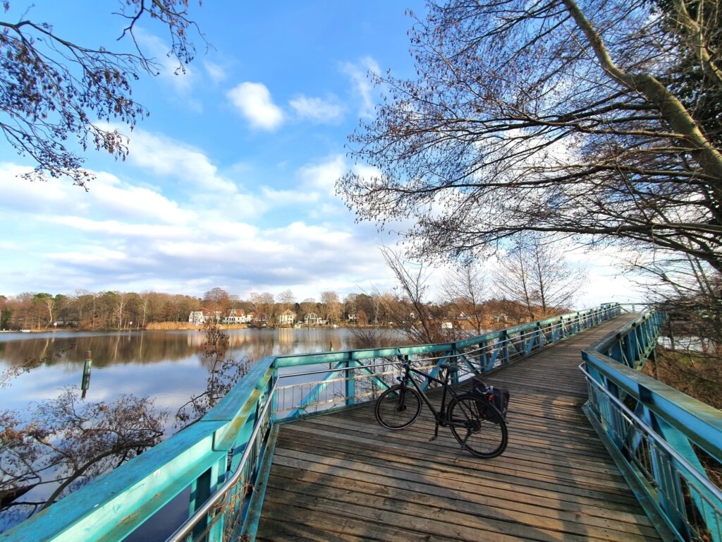 Berliner Nordwesten Radtour: Brücke an der Havel kurz vor Spandau