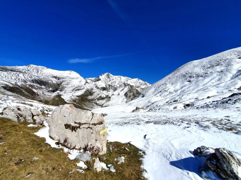Weißes Panorama am Collado de Pietramula