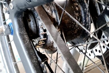 Mein Fahrrad mit Riemenantrieb