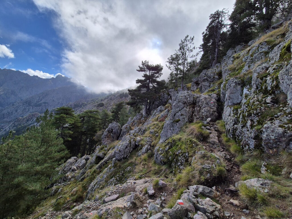 GR 20 Nordteil: Aufstieg zur Bocca à U Bassiguellu