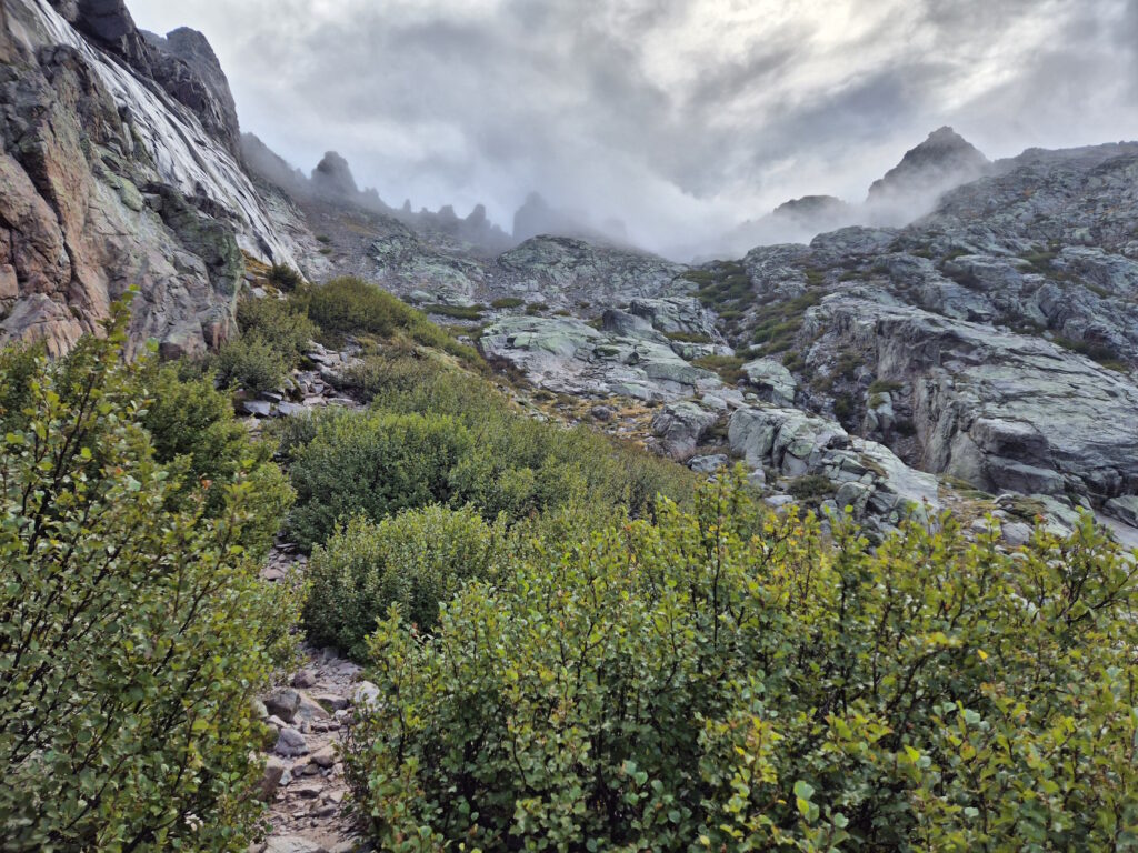 GR 20 Nordteil: Anstieg Bocca alle Porte