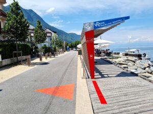 Startpunkt der Grande Traversée des Alpes (GTA) am Genfer See