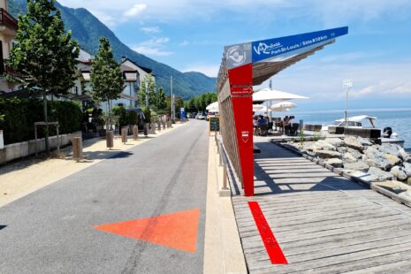 Startpunkt der Grande Traversée des Alpes (GTA) am Genfer See
