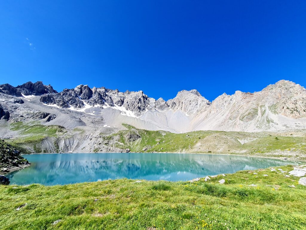 Grande Traversée des Alpes Teil 7: Lac Ste Anne mit Pics de la Font Sancte