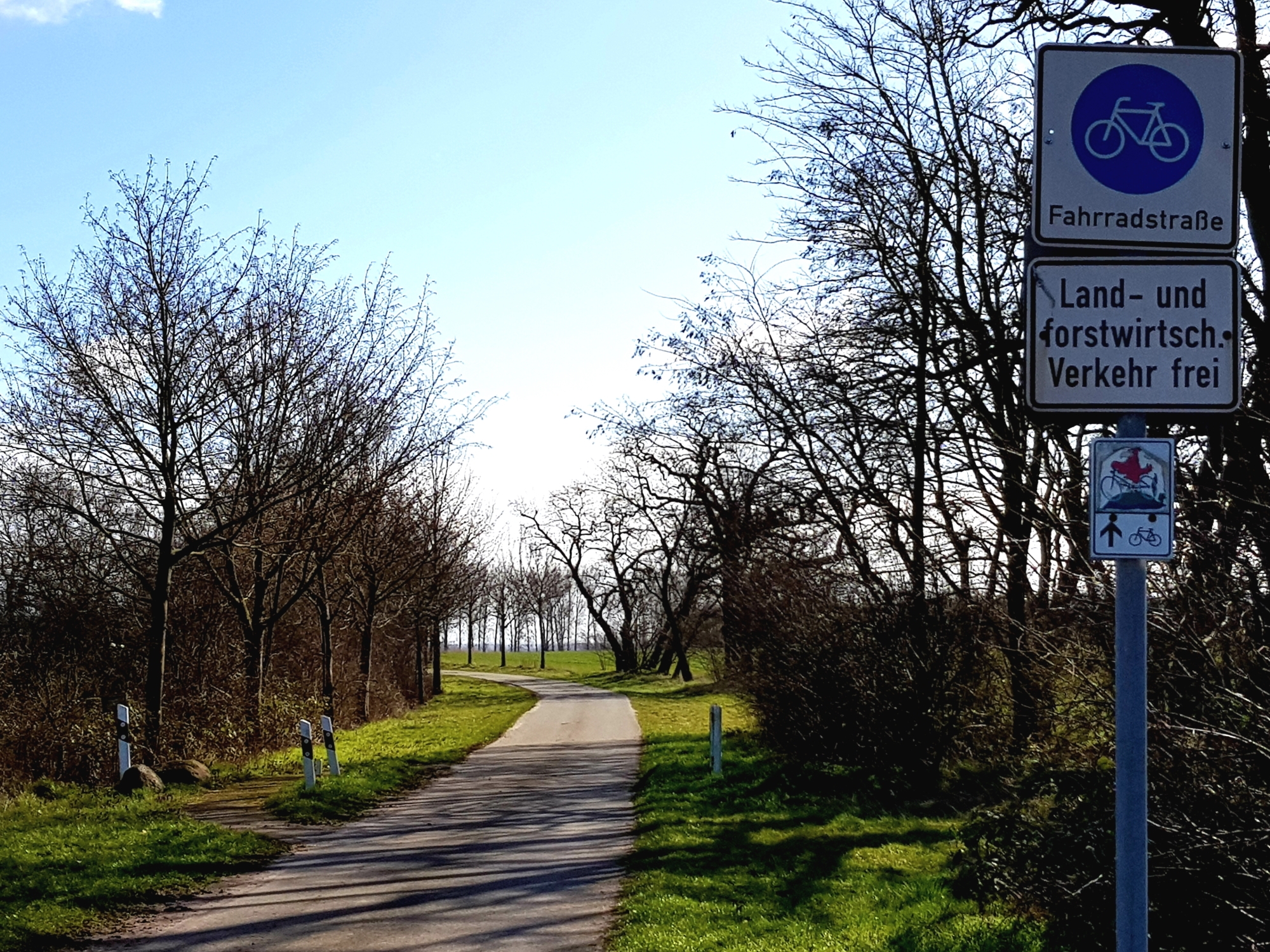Der Havelland-Radweg besteht großteils aus Fahrradstraßen