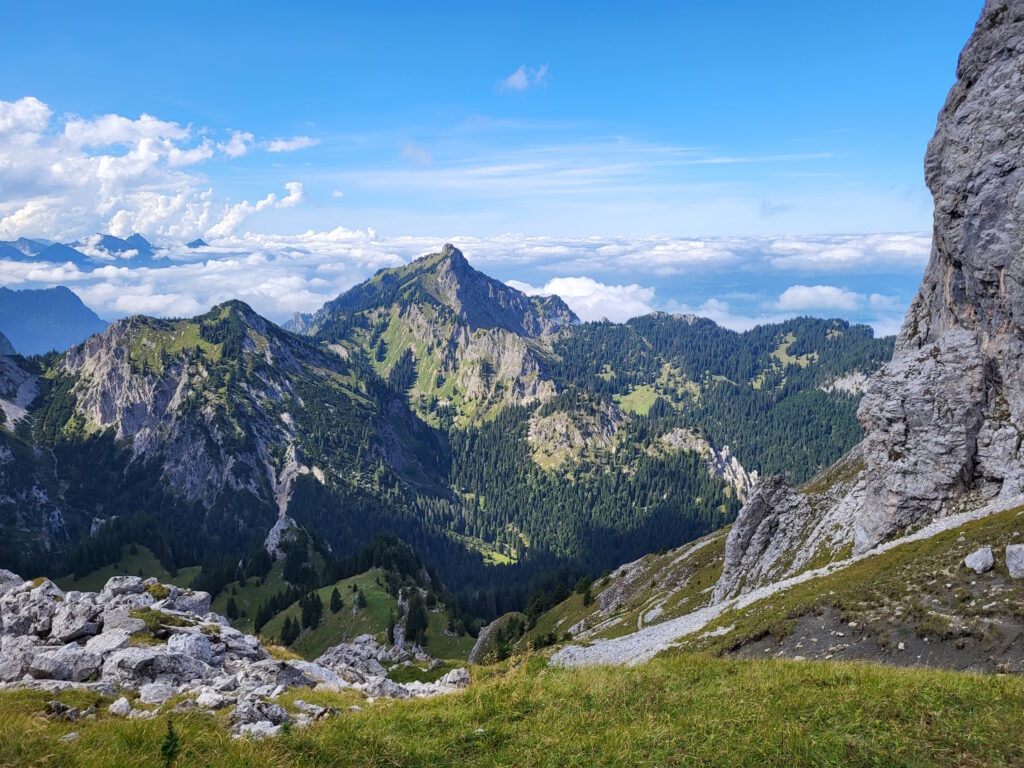 Typische Szenerie im Hochebirge der Bayerischen Alpen