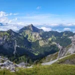 Hochgebirge Typische Szenerie im Hochebirge der Bayerischen Alpen
