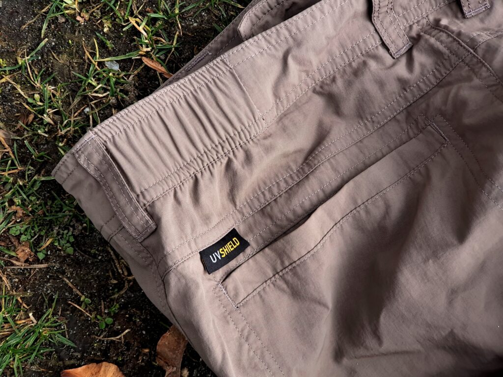 Gesäßtasche der Jack Wolfskin Canyon Zip Off Pants