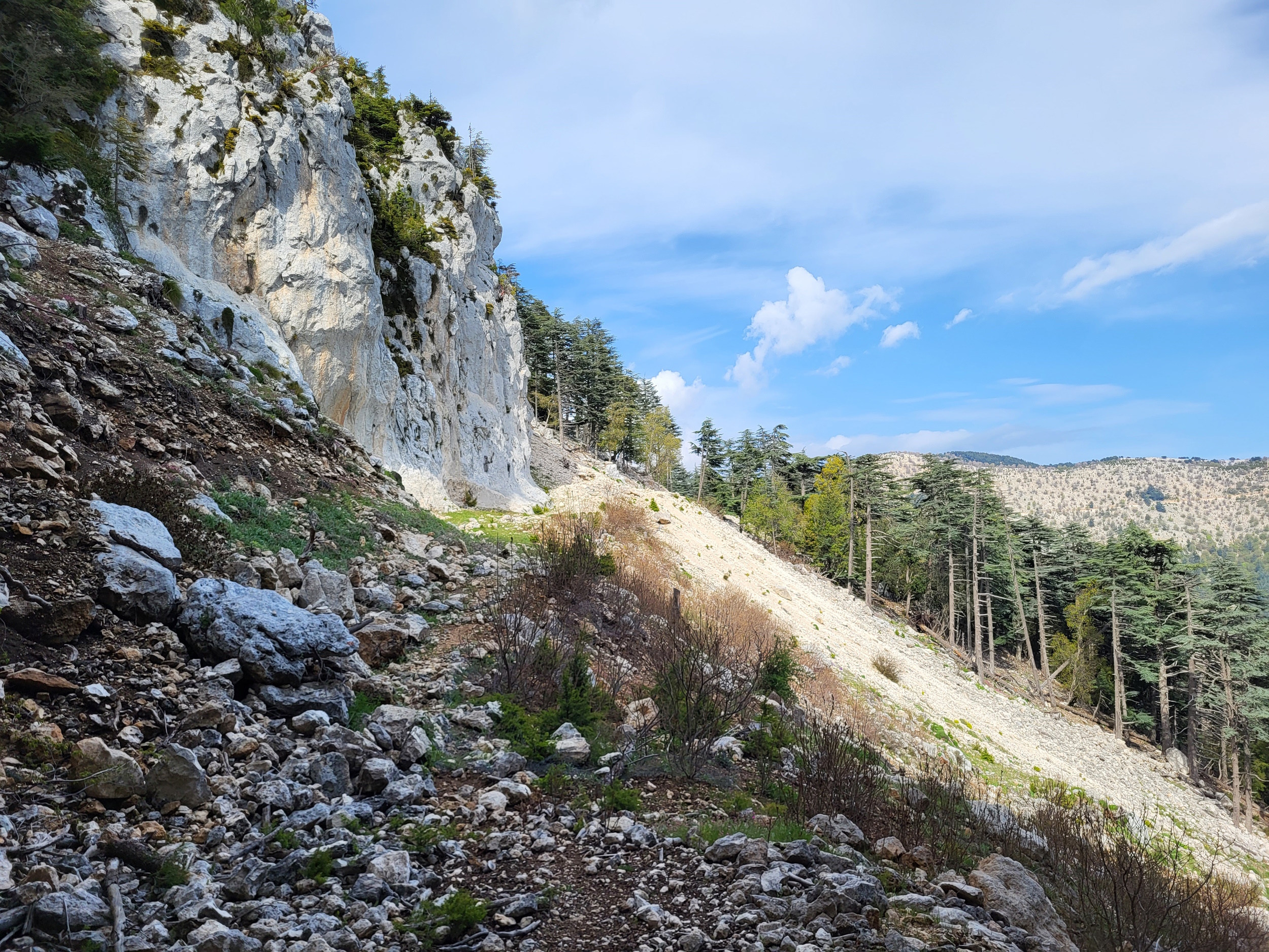 Lykischer Weg Teil 3: Felswand vor dem İncegeriş Tepesi-Grat