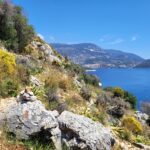 Lykischer Weg Vorbereitung Lykischer Weg Vorbereitung: Markierungszeichen in der Bucht von Kalkan