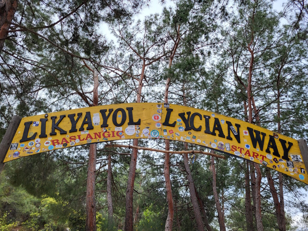 Offizieller Startpunkt Lykischer Weg in Ovacık