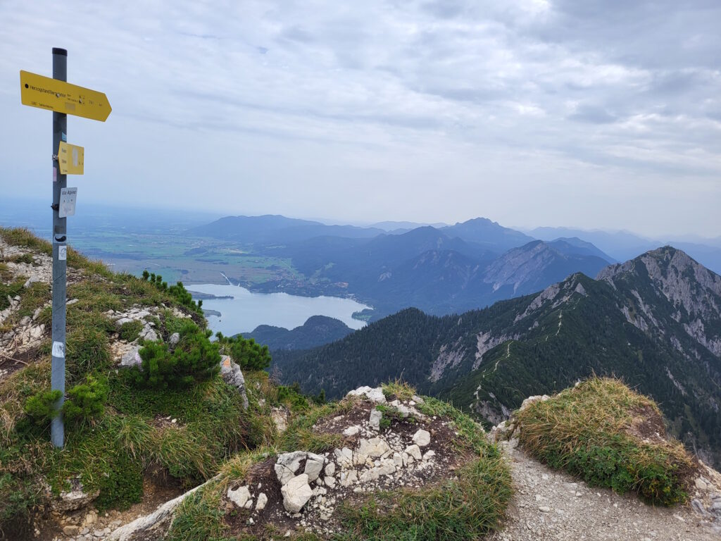 Maximiliansweg Teil 2: Herzogstand mit Kochelsee