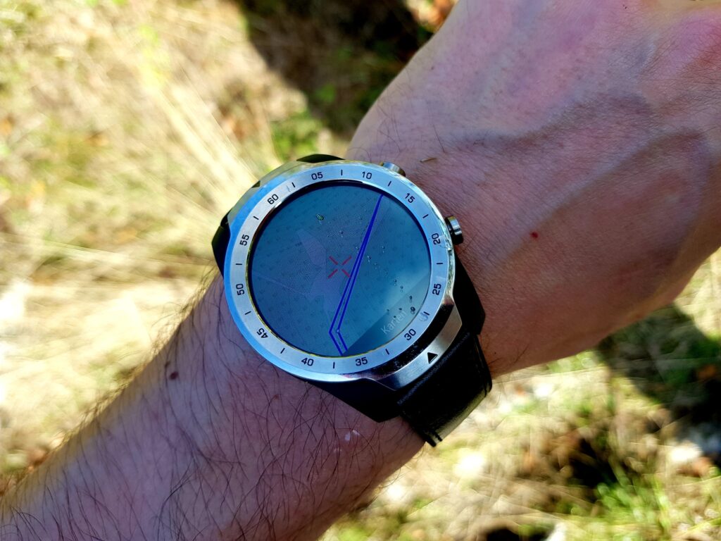 MobVoi TicWatch Pro mit Viewranger Kartenansicht