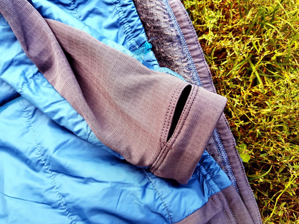 Norröna falketind Alpha60 Jacke Bündchen mit Daumenschlaufe