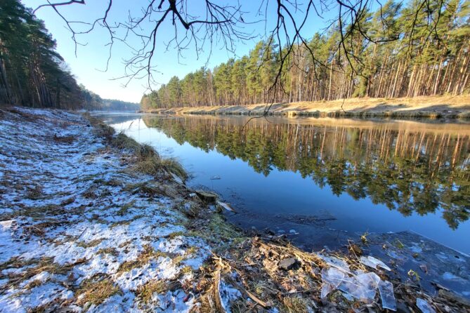 Oder-Spree-Kanal-Wanderung: Uferweg hinter Braunsdorf