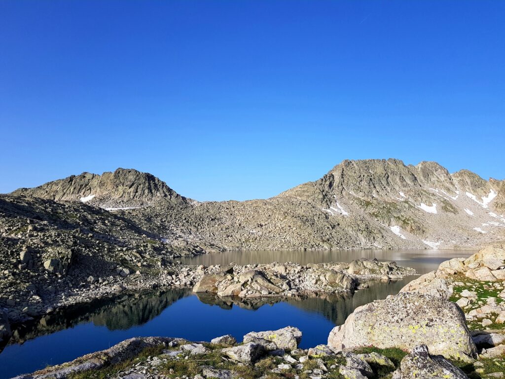 Bis hierhin und nicht weiter: Ich checke nicht, dass ich links am Cap de la Vall-See vorbei müsste.