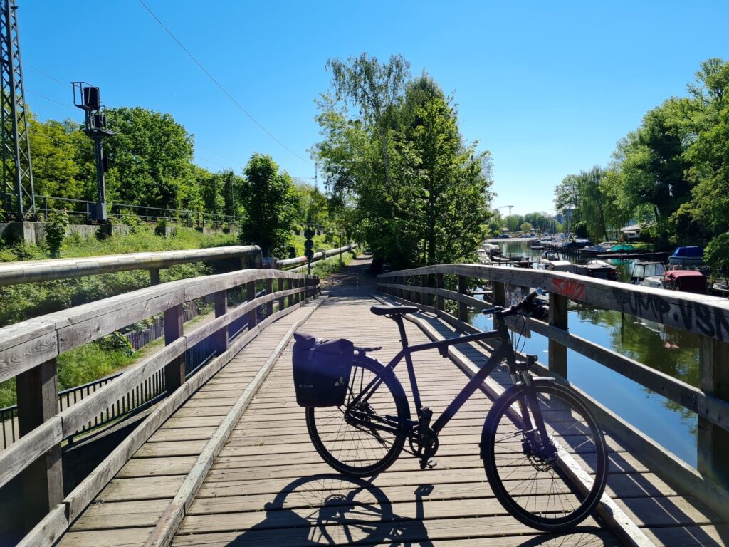 Schleichweg auf die Insel Untere Planitz in Potsdam