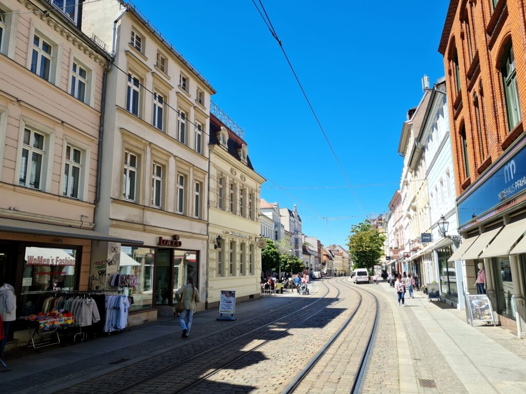 Aldstadt von Brandenburg/Havel, das auf der Radtour an der Havel von Potsdam nach Kirchmöser liegt