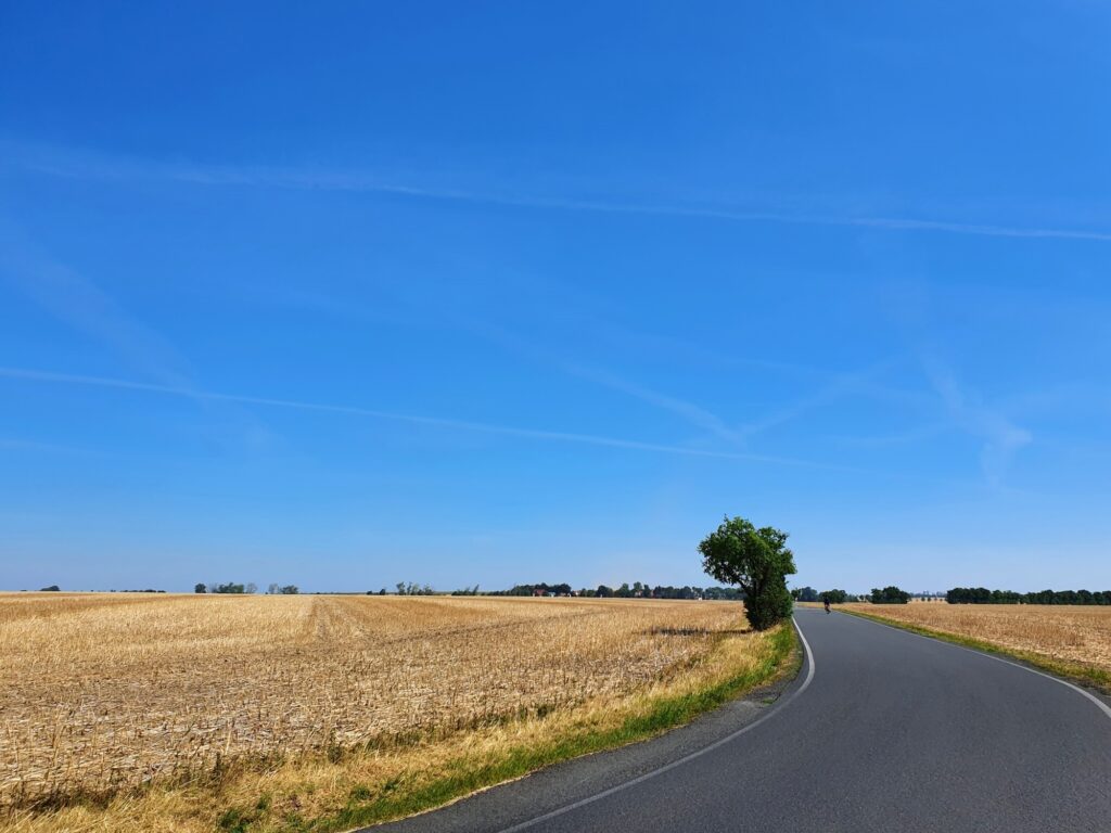 Radweg Berlin-Leipzig: Ruhige Landstraßen hinter Leipzig
