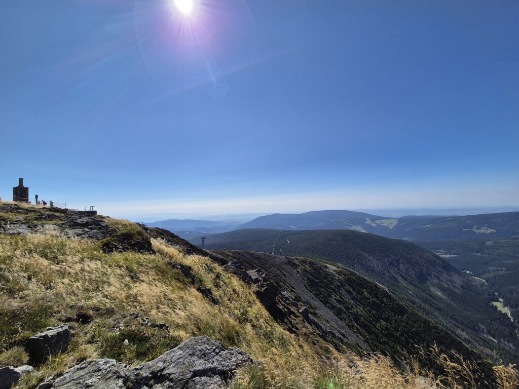 Riesengebirge-Wanderung über die Schneekoppe: Auf der Schneekoppe