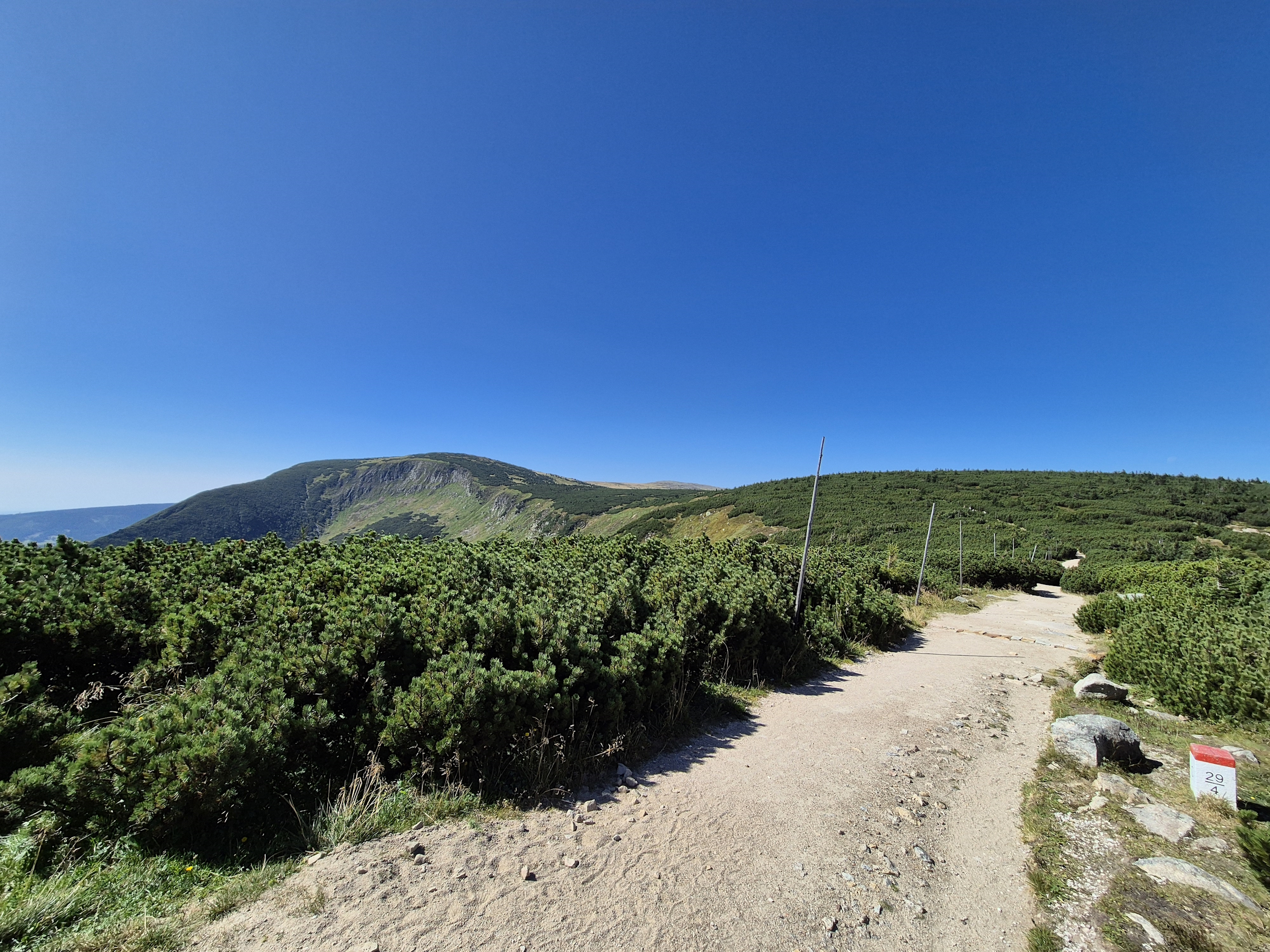 Riesengebirge-Wanderung über die Schneekoppe: Übergang zur Wiesenbaude