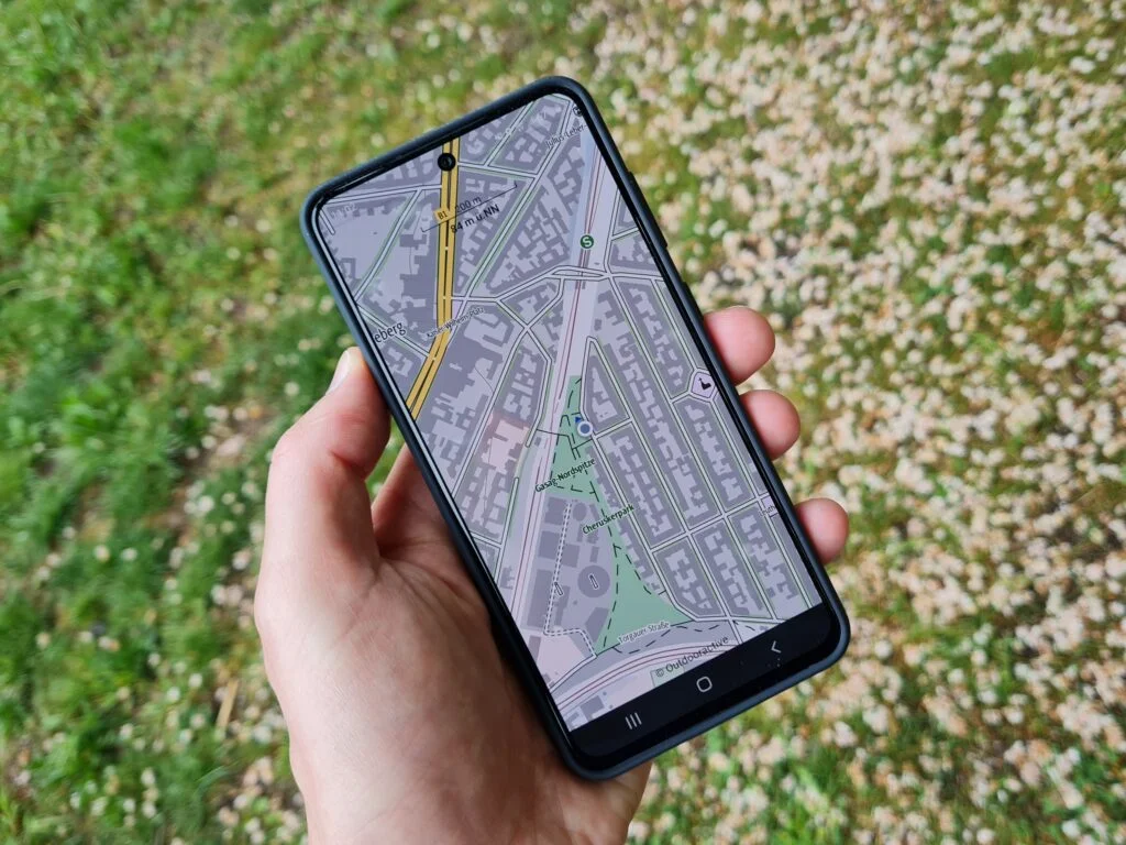 Outdooractive-App auf dem Samsung Galaxy S21 FE