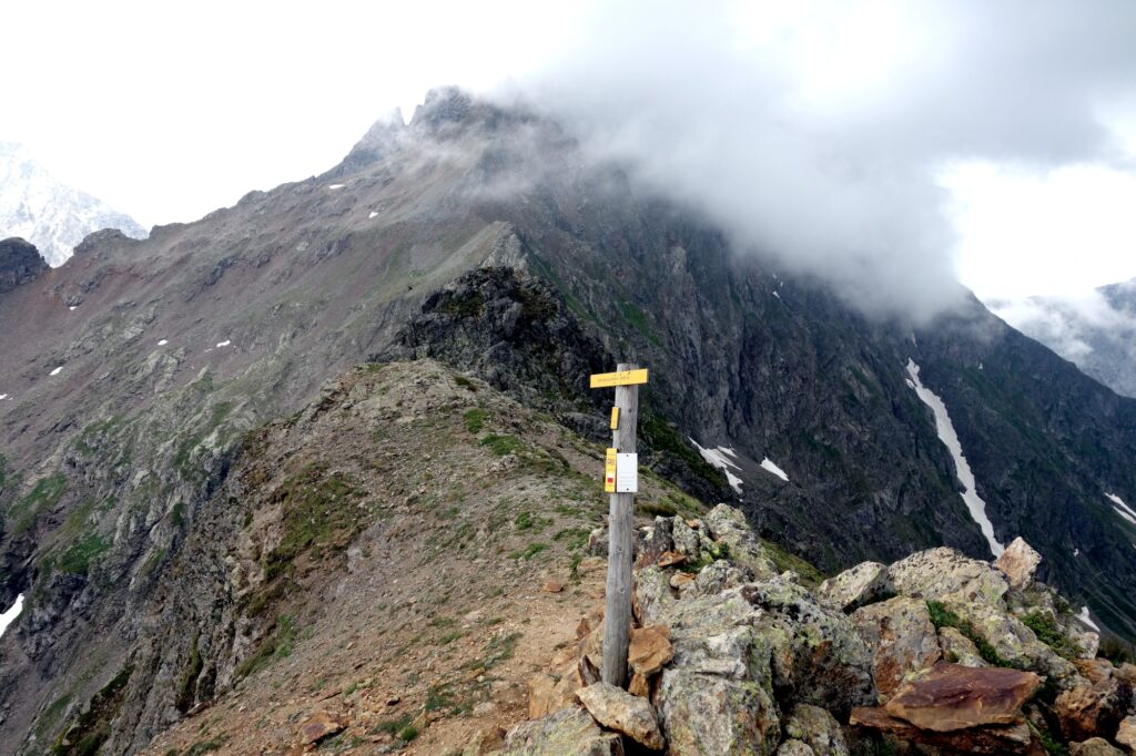 Scharte in den Alpen