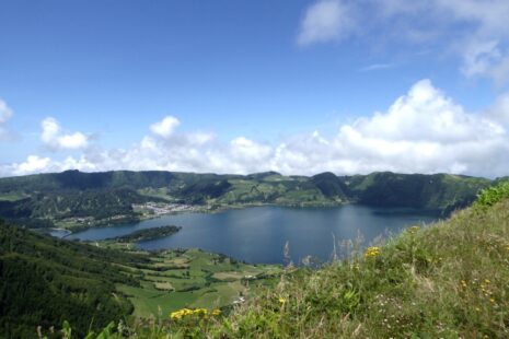 Blick auf die Caldeira das Sete Cidades