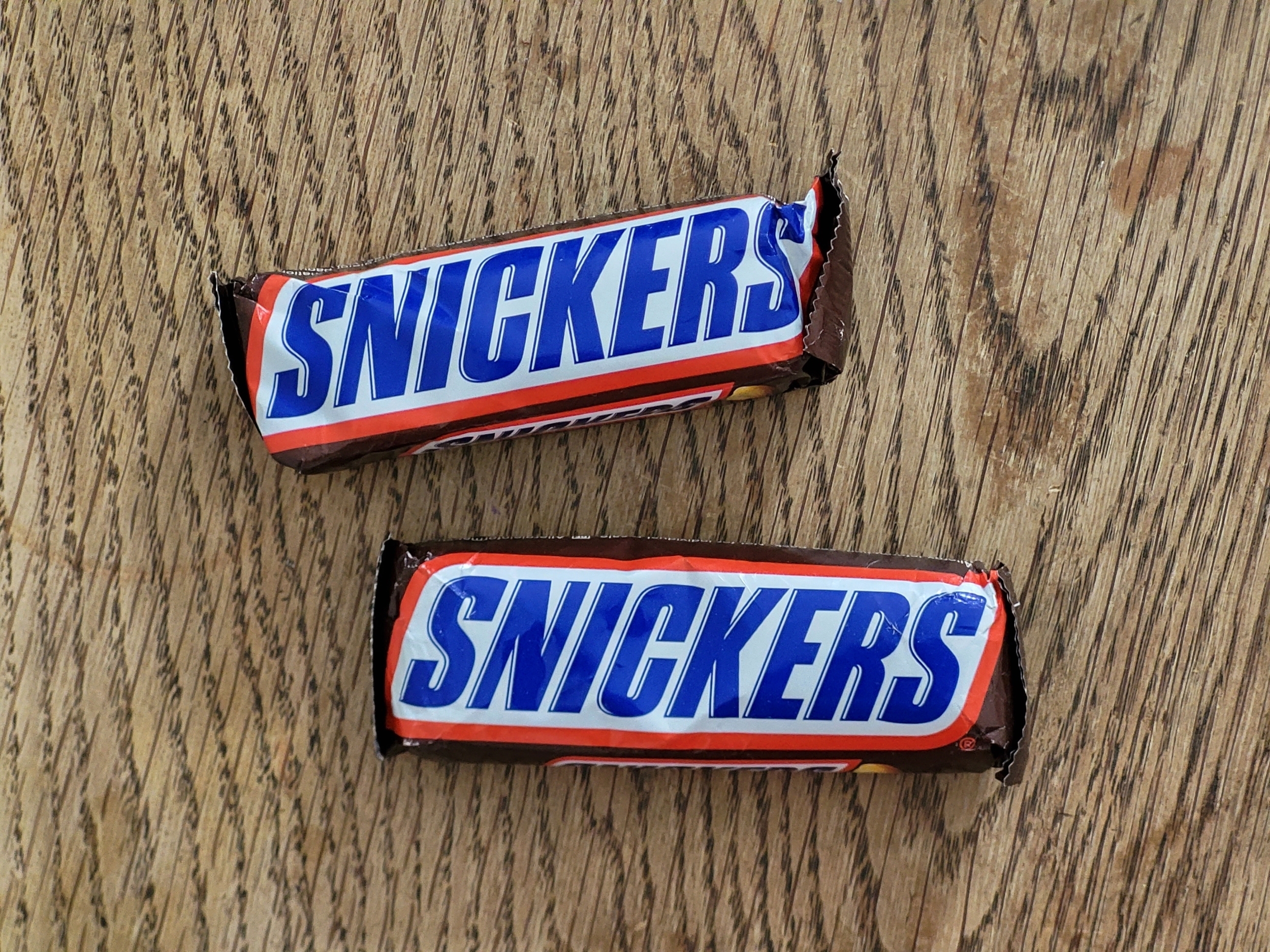 Snickers als Proviant beim Wandern im Test