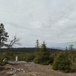 Sudeten-Durchquerung Teil 1: Blick zurück vom Wetzsteinkamm zum Altvater