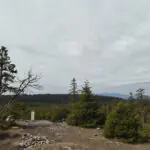 Sudeten-Durchquerung Teil 1: Zöptau – Kamionki Sudeten-Durchquerung Teil 1: Blick zurück vom Wetzsteinkamm zum Altvater