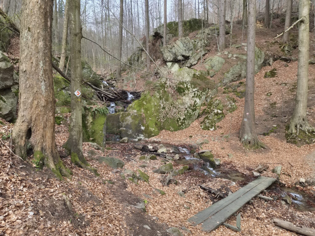 Sudeten-Durchquerung Teil 2: Wasserfall von Kamionki