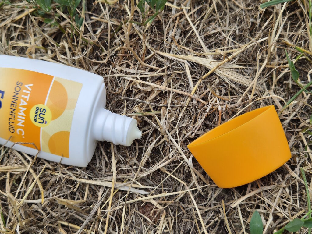 Auslaufsicherer Verschluss des Sundance Sonnenfluid Vitamin C