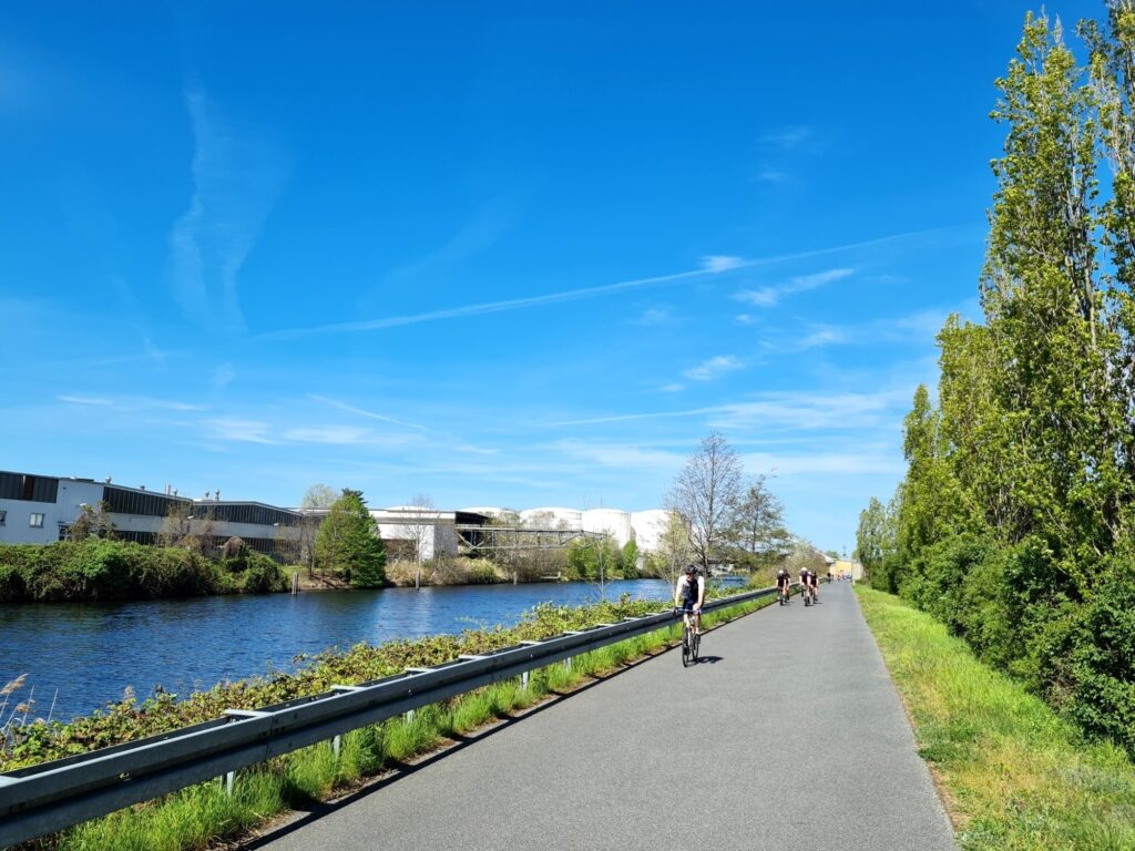 Teltowkanal-Radtour: Mauerweg in Neukölln