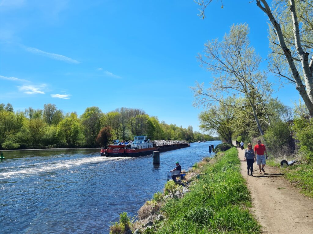 Teltowkanal-Radtour bei Teltow