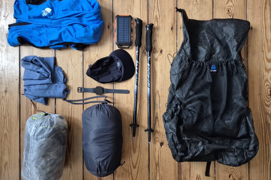 Das sind meine 9 Top Ultraleicht-Trekking-Produkte 2024: Schlafsack, Rucksack, Zelt, Trekkingstöcke und mehr