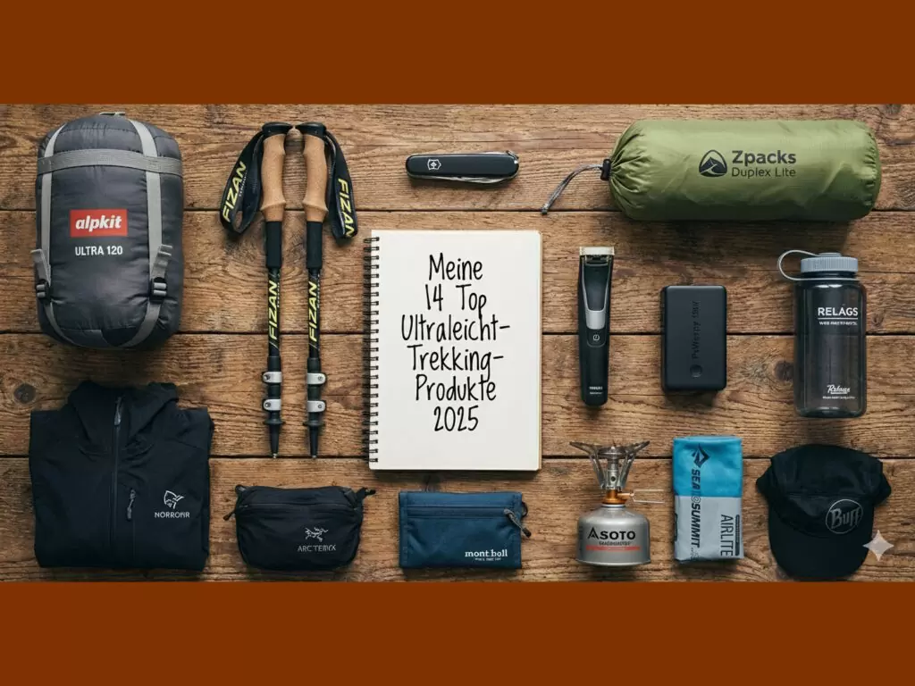 Das sind meine 14 Top Ultraleicht-Trekking-Produkte 2025