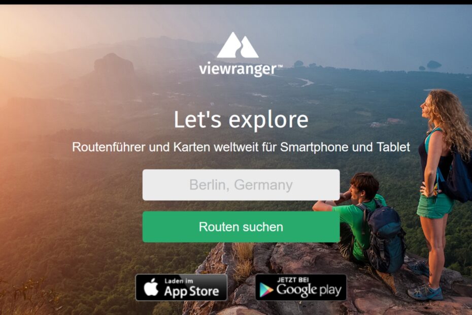 ViewRanger Startseite