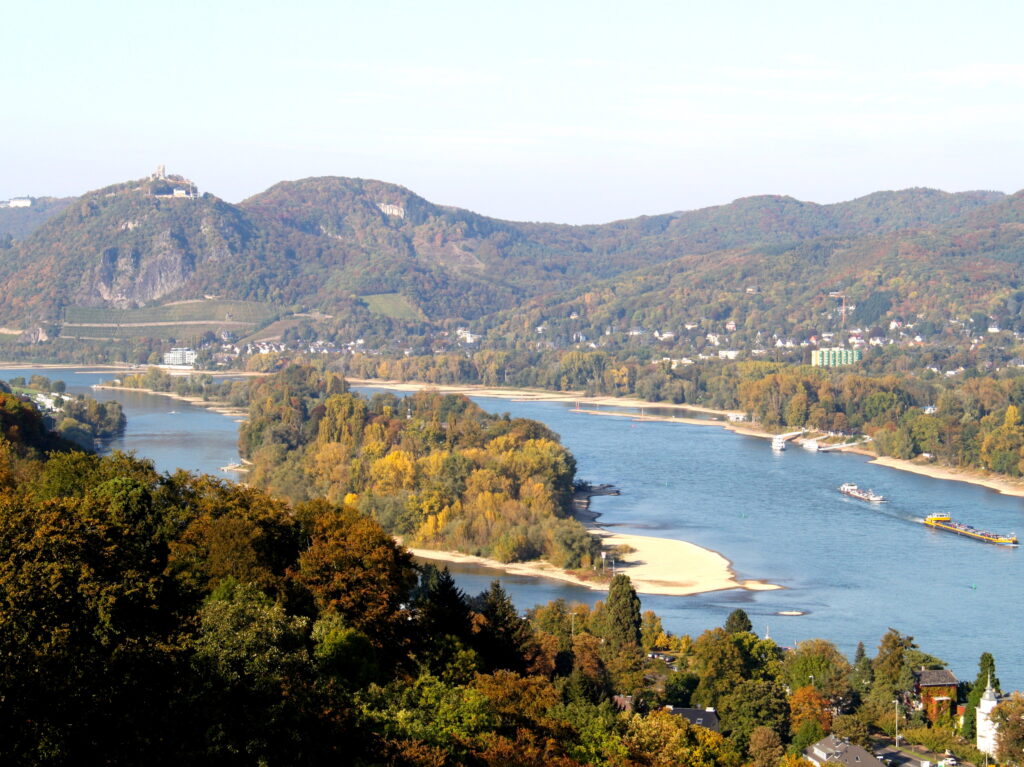 Beispiel für einen Werder: Die Rheininsel Nonnenwerth