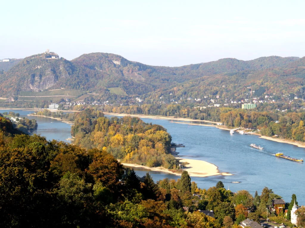 Beispiel für einen Werder: Die Rheininsel Nonnenwerth