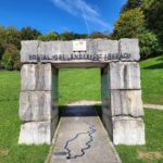 Portal des Westwegs im Schwarzwald bei Lörrach