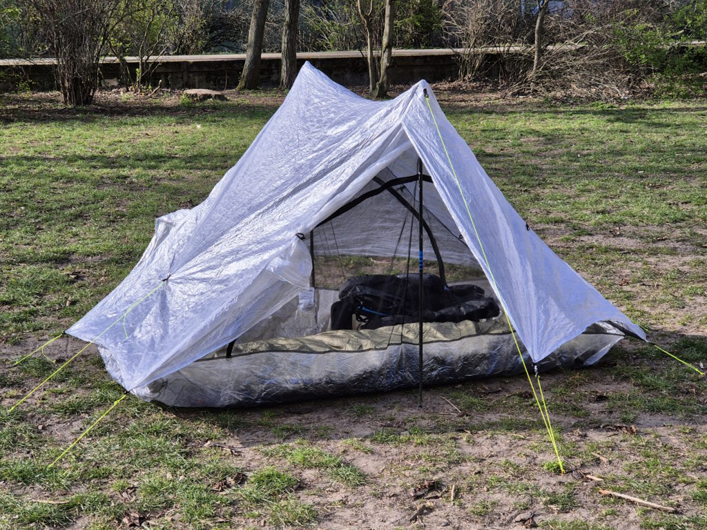 Zpacks Duplex Lite Tent mit offener Tür