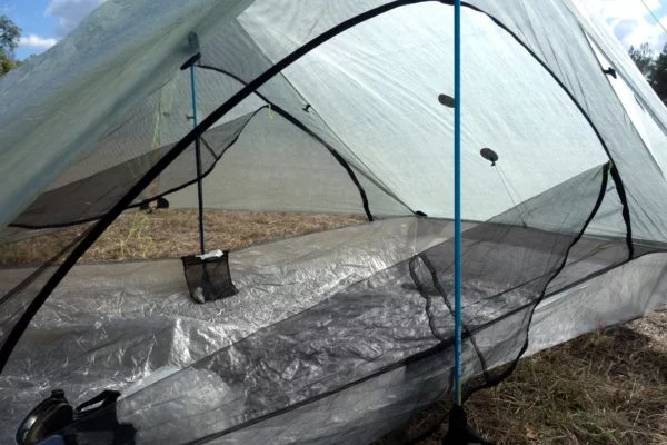 Zpacks Duplex Ultralight Tent Innentüren mit 180 Grad-Reißverschluss